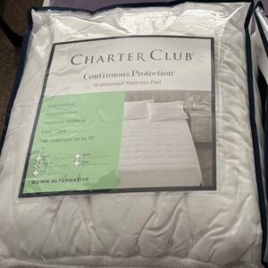 Brand new! Charter Club waterproof mattress pad. TWIN XL